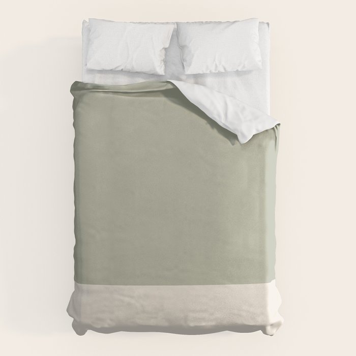 Dual (Sage Cream) Duvet Cover Gallery Image 1