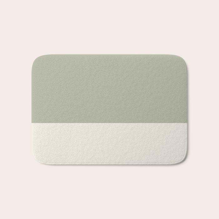 Dual (Sage Cream) Bath Mat Gallery Image 1