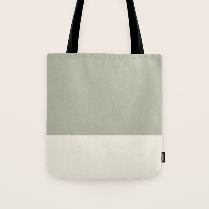 Dual (Sage Cream) Tote Bag Gallery Image 1