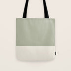 Dual (Sage Cream) Tote Bag Gallery Image 1