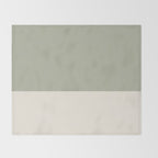 Dual (Sage Cream) Throw Blanket Gallery Image 2