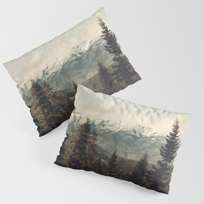 Snow capped Sierras Pillow Sham Gallery Image 3