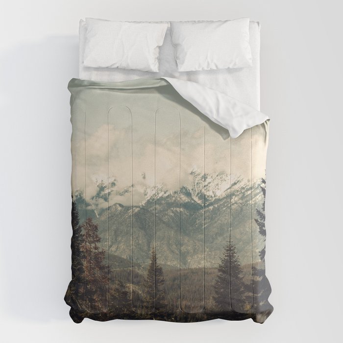 Snow capped Sierras Comforter Gallery Image 6