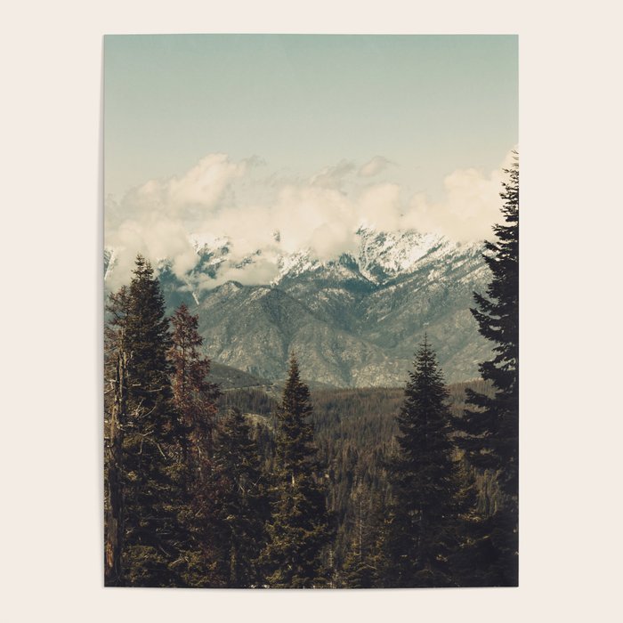 Snow capped Sierras Poster Gallery Image 1