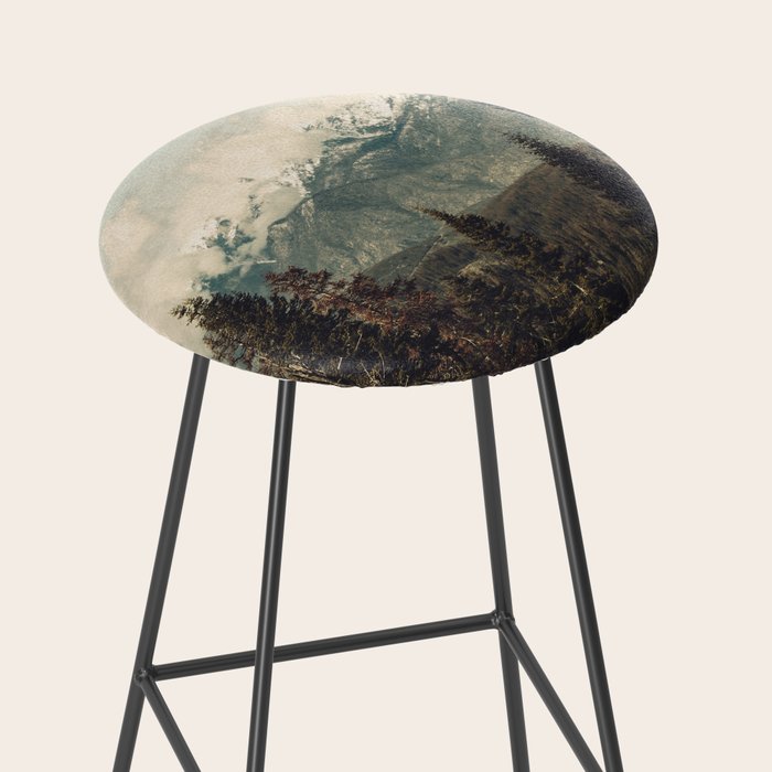 Snow capped Sierras Stool Gallery Image 2