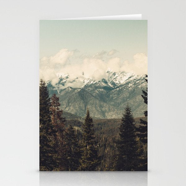 Snow capped Sierras Stationery Card Gallery Image 2