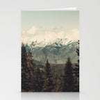 Snow capped Sierras Stationery Card Gallery Image 2