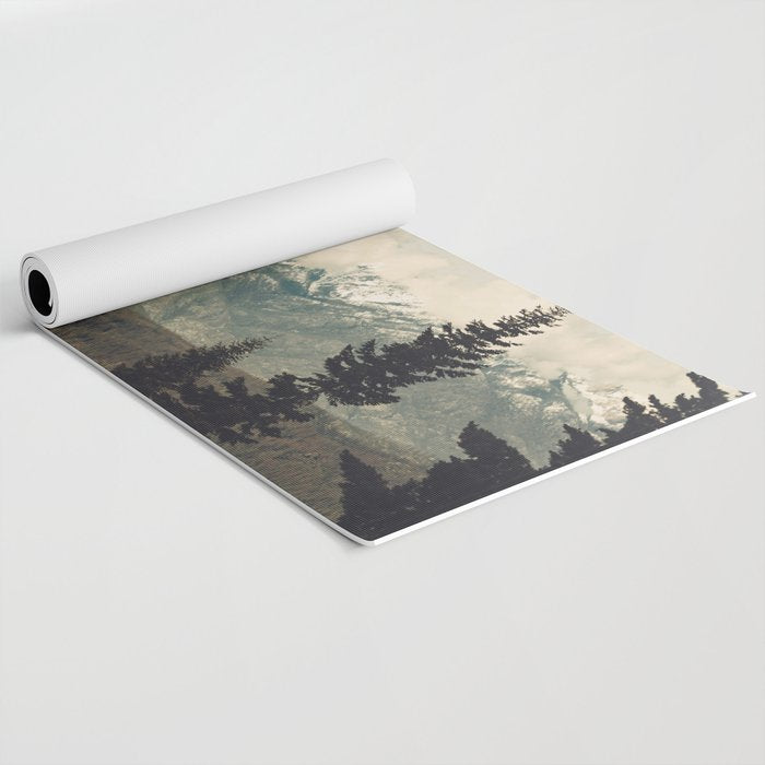 Snow capped Sierras Yoga Mat Gallery Image 2
