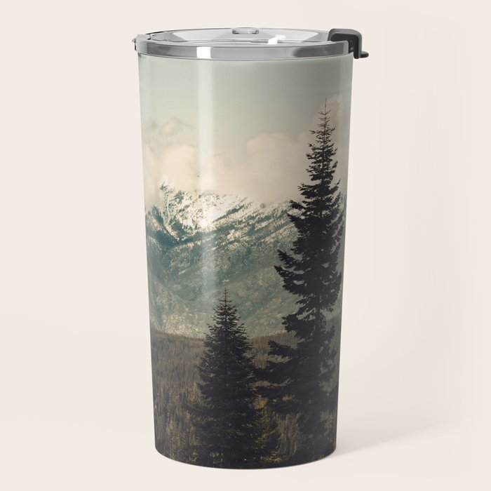 Snow capped Sierras Travel Mug Gallery Image 2