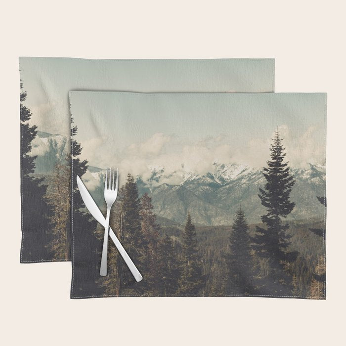 Snow capped Sierras Placemat Gallery Image 1