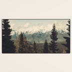 Snow capped Sierras Desk Mat Gallery Image 3