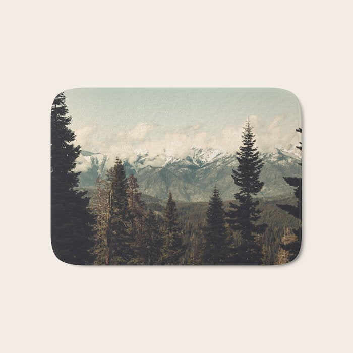 Snow capped Sierras Bath Mat Gallery Image 1