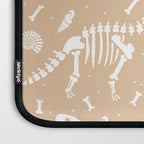 Dinosaur Fossils on Taupe Laptop Sleeve Gallery Image 3