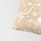 Dinosaur Fossils on Taupe Pillow Sham Gallery Image 4
