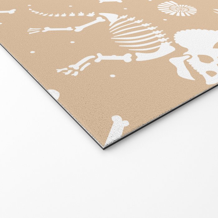 Dinosaur Fossils on Taupe Welcome Mat Gallery Image 2