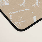 Dinosaur Fossils on Taupe Desk Mat Gallery Image 4