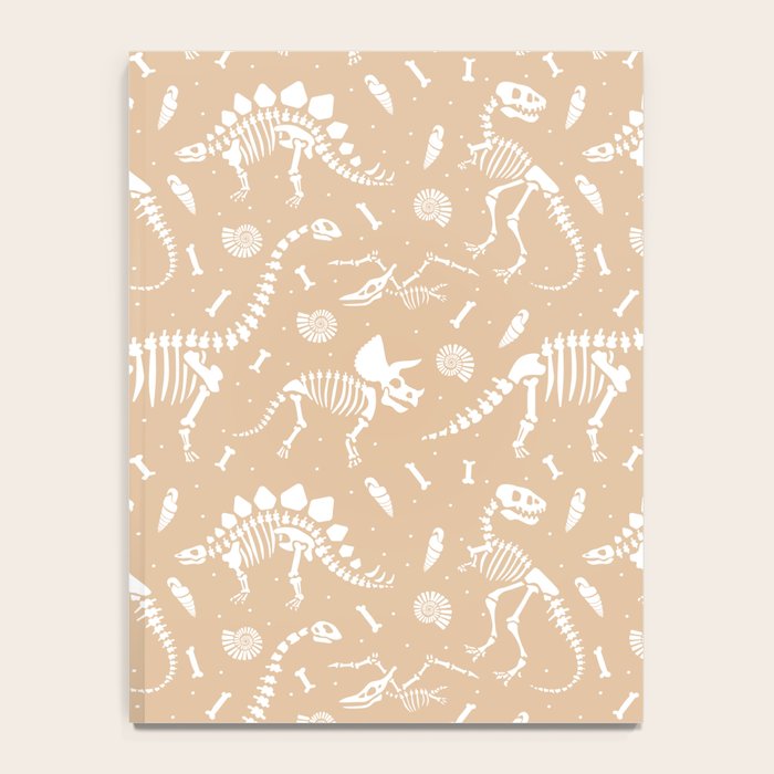 Dinosaur Fossils on Taupe Notebook Gallery Image 4