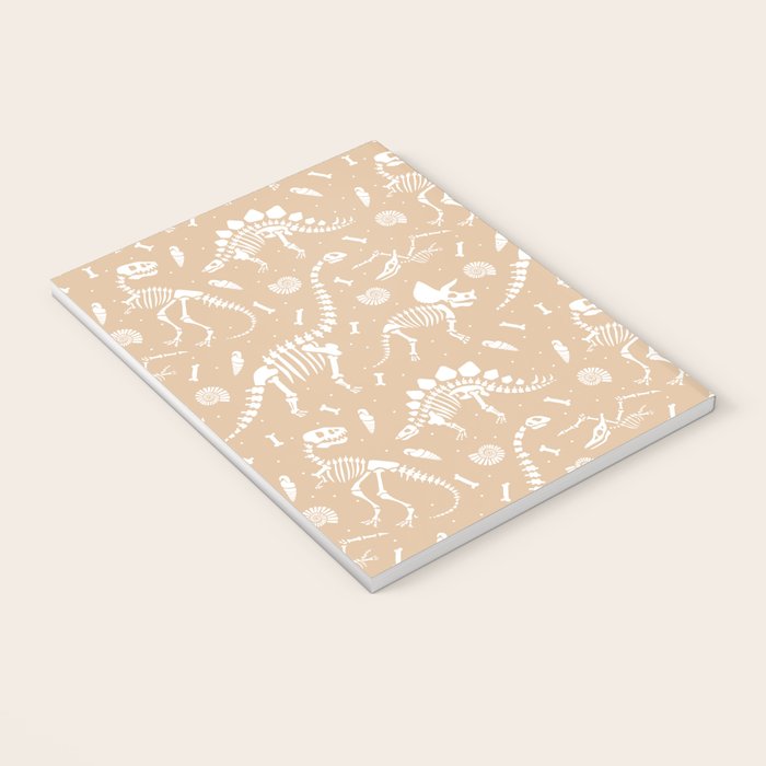 Dinosaur Fossils on Taupe Notebook Gallery Image 3