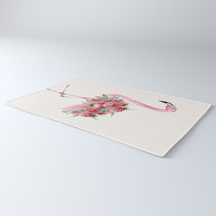 Flamingo Floral Rug Gallery Image 3