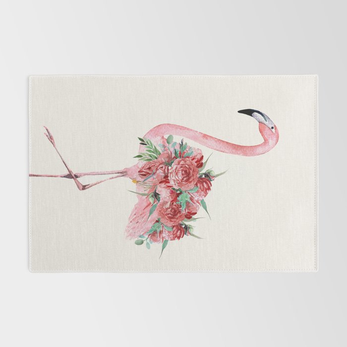 Flamingo Floral Rug Gallery Image 2