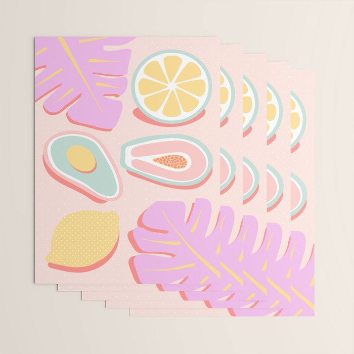 Tropical Juice Pop Wrapping Paper Gallery Image 3