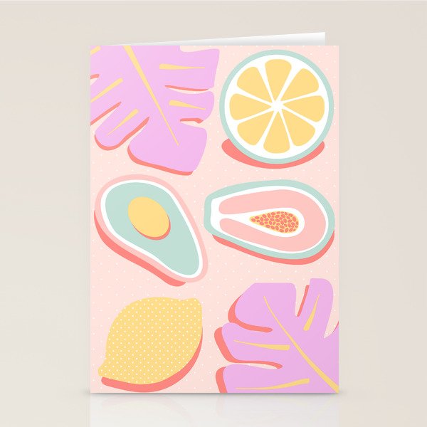Tropical Juice Pop Stationery Card Gallery Image 2