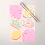 Tropical Juice Pop Wrapping Paper Gallery Image 1