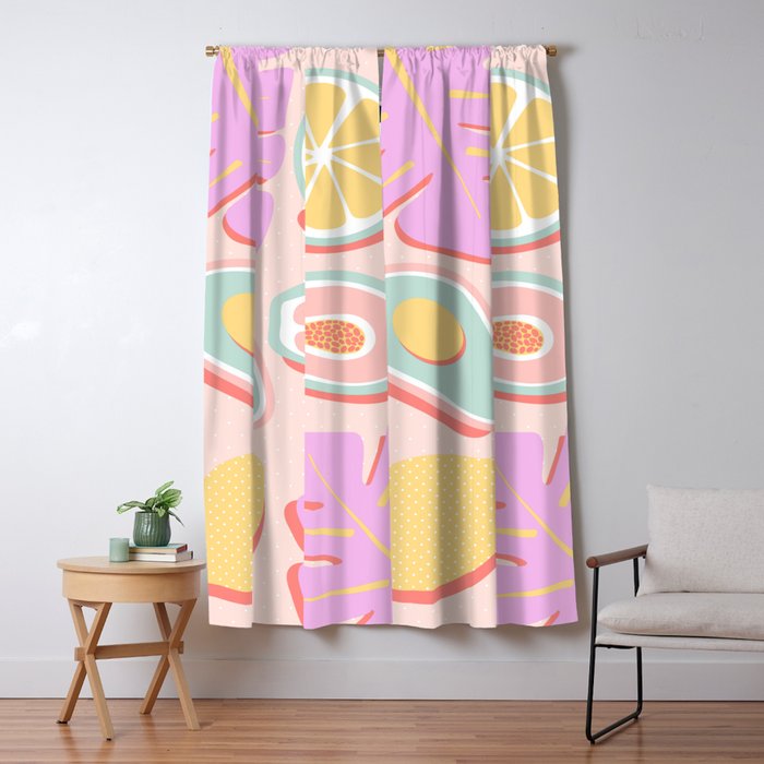 Tropical Juice Pop Window Curtain Gallery Image 5