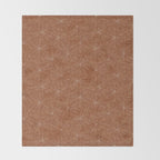 starburst woven - ginger Throw Blanket Gallery Image 2