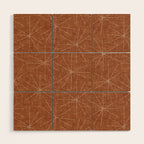 starburst woven - ginger Wood Wall Art Gallery Image 1