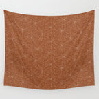 starburst woven - ginger Wall Tapestry Gallery Image 4