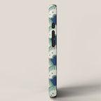 Art Deco Fan Pattern Blue/Green iPhone Case Gallery Image 2