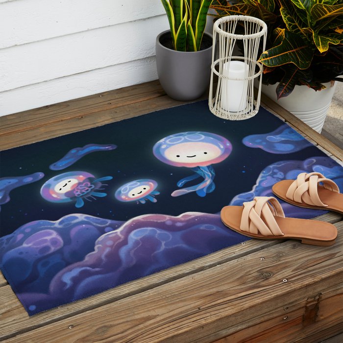 Full Moons Outdoor Rug Gallery Image 2