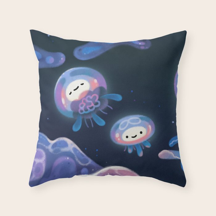 Full Moons Throw Pillow Gallery Image 6