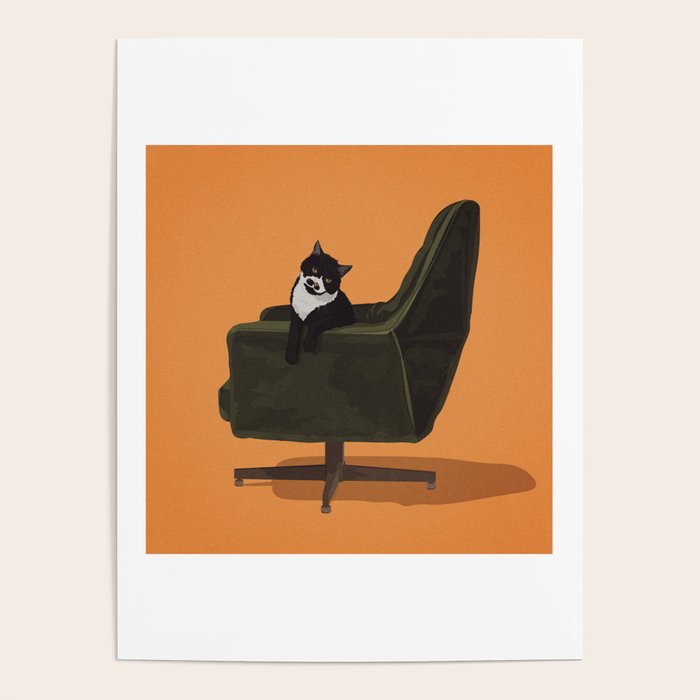 Cats on Chairs Collection - â4 Poster Gallery Image 4