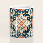 Indigo and Floral Spice Mandala Coffee Mug Gallery Image 4