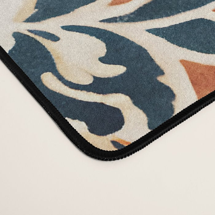 Indigo and Floral Spice Mandala Desk Mat Gallery Image 4