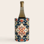 Indigo and Floral Spice Mandala Wine Chiller Gallery Image 1