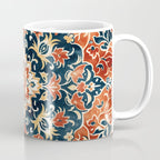 Indigo and Floral Spice Mandala Coffee Mug Gallery Image 1