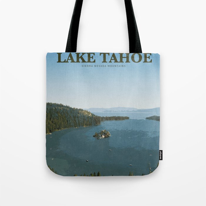 Visit Lake Tahoe Tote Bag Gallery Image 1