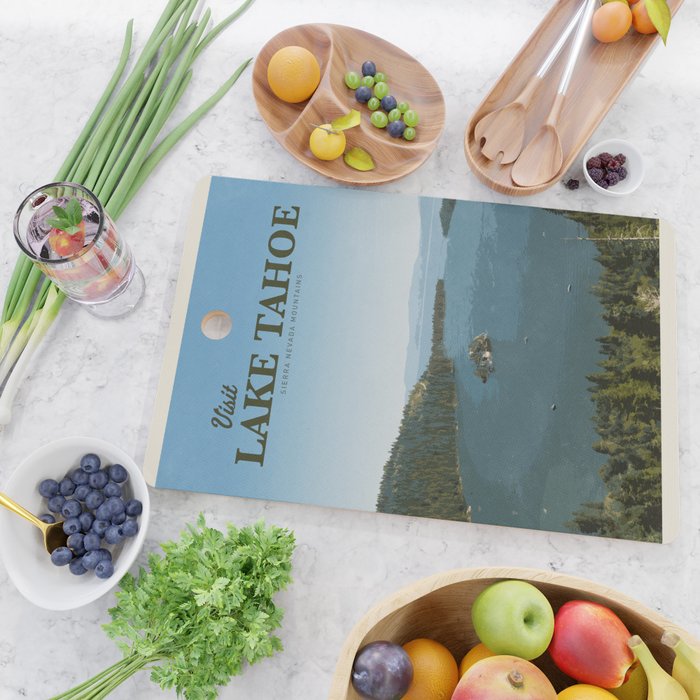 Visit Lake Tahoe Cutting Board Gallery Image 2