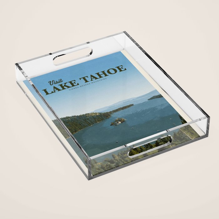 Visit Lake Tahoe Acrylic Tray Gallery Image 1