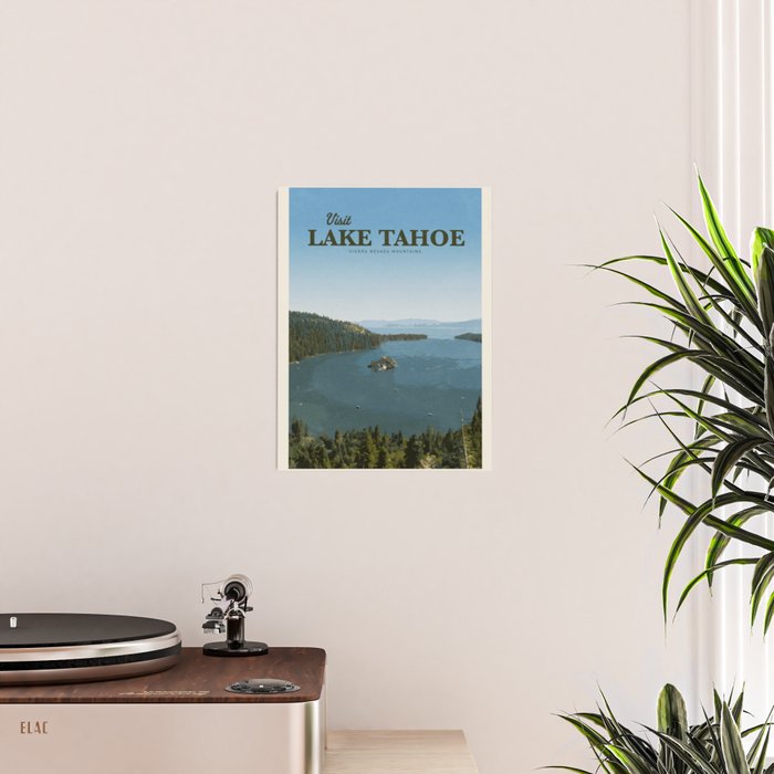 Visit Lake Tahoe Poster Gallery Image 2