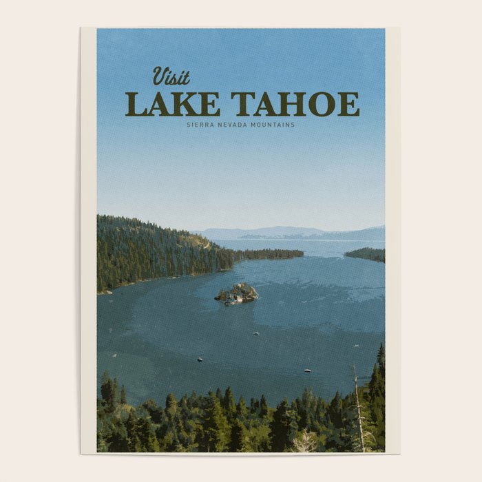 Visit Lake Tahoe Poster Gallery Image 4