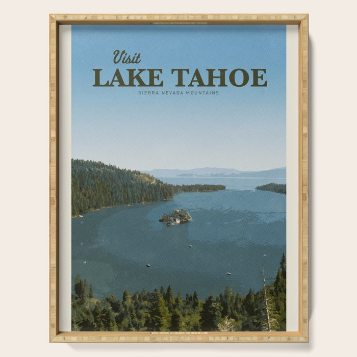 Visit Lake Tahoe Serving Tray Gallery Image 1