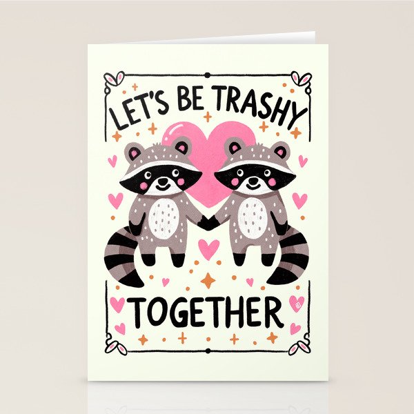 Lets be trashy together Stationery Card Gallery Image 2