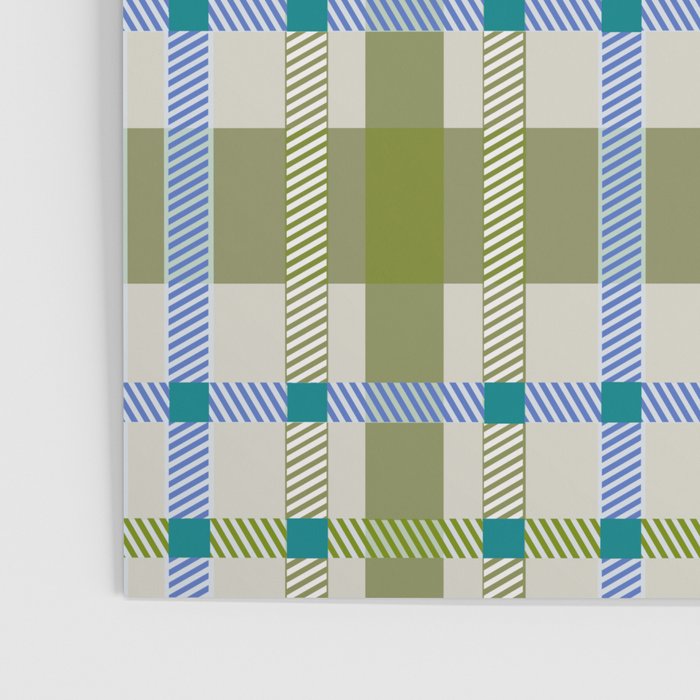 Vibrant Plaid Fusion C Poster Gallery Image 3