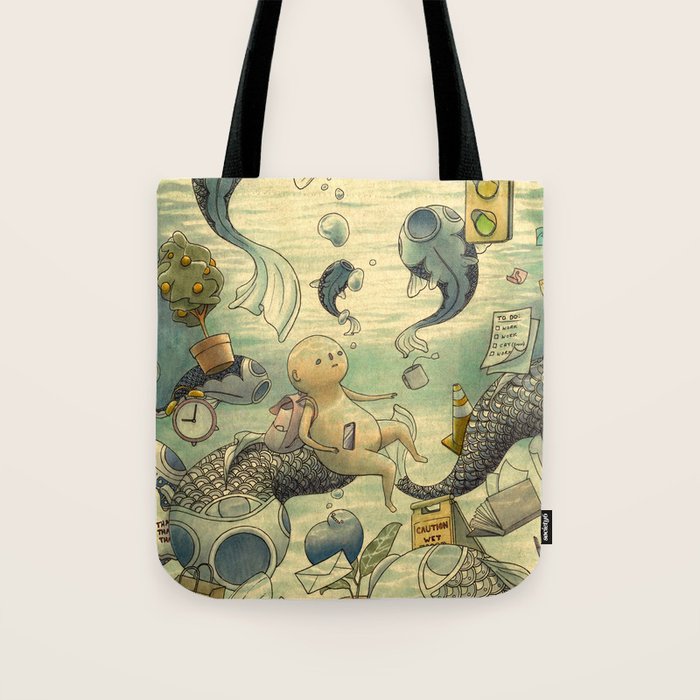 Underwater Tote Bag Gallery Image 1