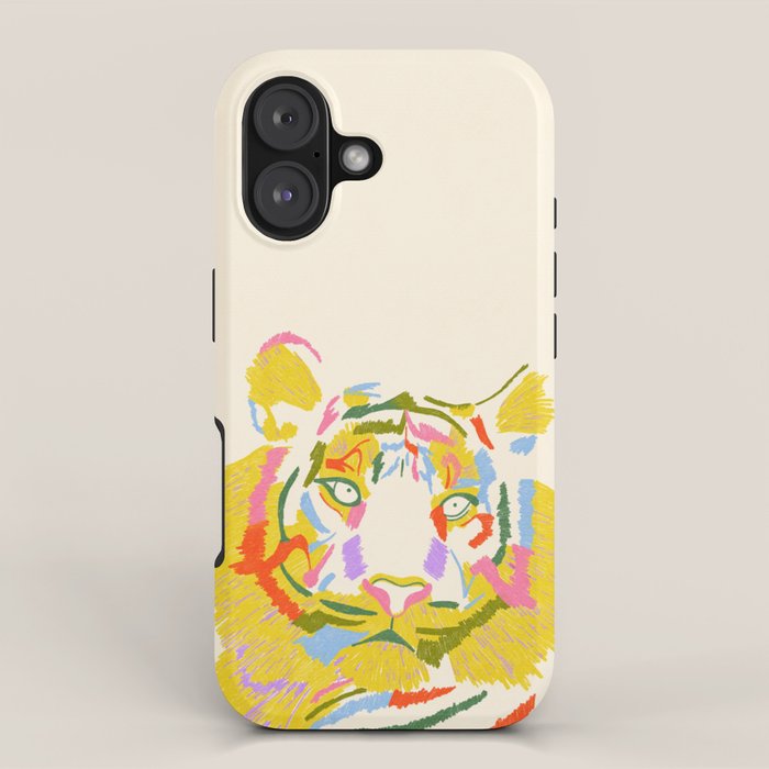 Rainbow Tiger iPhone Case Gallery Image 1