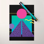 Memphis Pattern 37 / 80s - 90s Retro Wrapping Paper Gallery Image 1